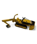 Vintage Tonka Trencher Metal Excavator Backhoe Bulldozer Toy Tractor Die... - $136.31 CAD