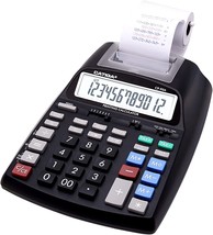 Printing Calculator Upgraded Features With 12 Digit Lcd Display Screen,, Black - £41.78 GBP
