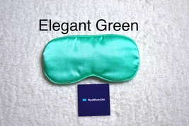 Elegant Green Color Silk Sleep Mask Single by ByeBlueLite - $9.99