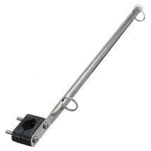 Stainless Steel Flag Pole Rail Mount Boat Pulpit Staff (7/8-1 1/4 rail) ... - $19.75