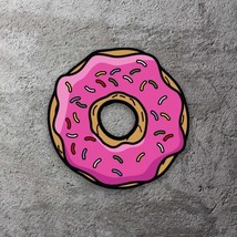 Donut Doughnut Pink Vinyl Sticker 3.5&quot;&quot; Wide Includes Two Stickers New - £9.32 GBP
