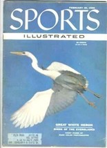 Sports Illustrated February 20 1956 Great White Heron on Cover - £11.07 GBP