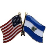 AES Wholesale Pack of 50 USA American &amp; El Salvador Country Flag Bike Ha... - £116.37 GBP