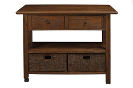 Stapleton Kitchen Cart, Antique Cappuccino - $622.00