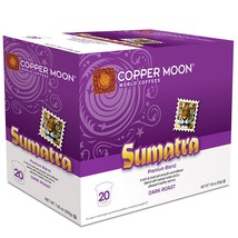 Copper Moon Sumatra Coffee 20 to 160 Keurig K cups Pick Any Size FREE SHIPPING - $19.98+