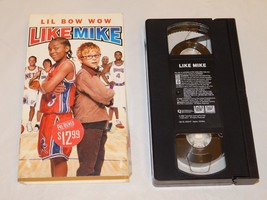 Like Mike  with Lil Bow Wow VHS Tape Movie Rated PG 2002 Twentieth Century Fox - £9.30 GBP