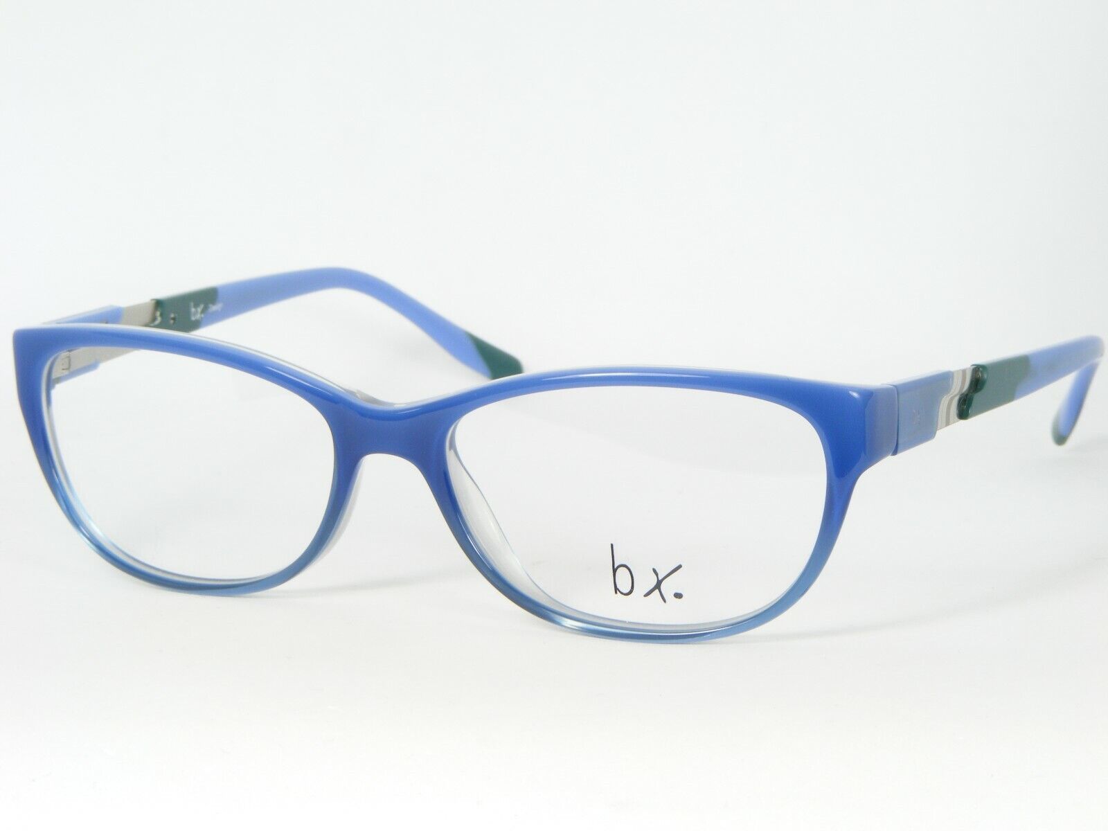 Bx. Design Mod. BX-346 Col. 2 Lunettes De Vue Bleu/Vert 52-15-135mm - $54.15