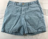 Orvis Shorts Mens 38 Blue Pima Cotton Above Knee Pockets Zip Fly Chino K... - $15.83