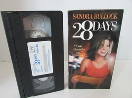 28 DAYS STARRING SANDRA BULLOCK COLUMBIA 2000 VHS VIDEO TAPE L42F - $3.52