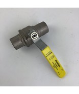 2 Piece, Full Port, Solder Connection, 600 WOG, Stainless Steel Ball and... - $41.10 CAD