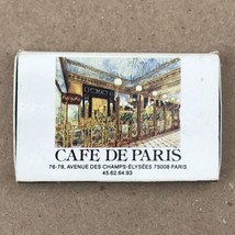 Cafe De Paris Vintage Matches Empty Matchbox France - £9.35 GBP