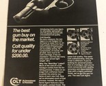 1980s Colt New Agent Vintage Print Ad Advertisement pa12 - $6.92