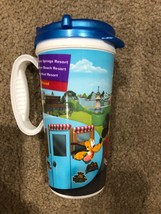 Walt Disney World blue resort Whirley Insulated coffee refillable Mug - $6.79