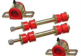 70-81 Trans Am Polyurethane Front Sway Bar Bushing / End Link Kit 1&quot; RED - £39.01 GBP