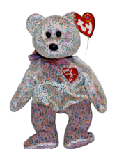 2001 “SIGNATURE BEAR” SPARKLED WITH EMBROIDERED SIGNATURE HEART ON CHEST... - £3.99 GBP