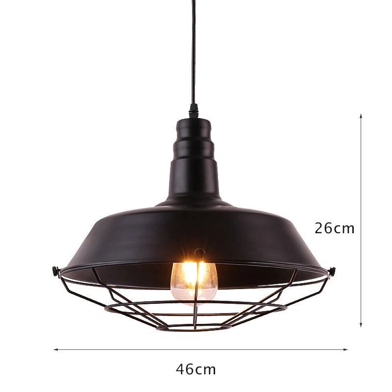 Industry s Lustre Pendant Lights Lamp Vintage Loft  Hanglamp Country Restaurant  - £172.96 GBP