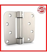 Heavy-Duty 4-Inch Self-Closing Spring Hinges - Pack of 2 in Satin Nickel... - $39.93 CAD
