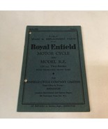 1950 Royal Enfield 125 Model R.E. Parts List Diagram Book - $69.29