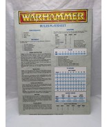 1992 Warhammer Fantasy Rules Playsheet #8 - €17,19 EUR