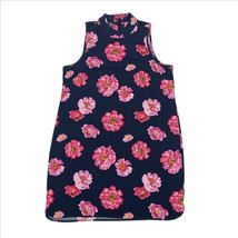 Mud Pie Navy Floral Shift Dress Medium - £14.19 GBP