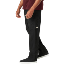 Mens Wrangler Pant 42 x 30 Black Five Star Relaxed Fit with Flex Cargo P... - $28.41