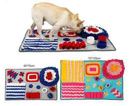 Pet Sniffing Pad Training Blanket Feeding Mat Dog Foraging Skills Toys Pet Activ - £19.28 GBP+