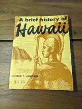 A Brief History Of Hawaii George T Armitage Booklet - $12.38
