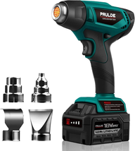 20V Max Heat Gun Cordless with 4.0Ah Battery/Fast Charger/1022℉ Max/4 Nozzles fo - £176.84 GBP