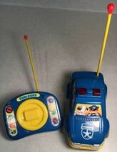 Vintage Shelcore Remote Control Police Cop Car Toy 1992 As-Is For Parts ... - $111.76 MXN