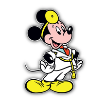Cartoon Mickey Mouse Doctor Sticker Vinyl Decal Waterproof Laptop Car Phone - $4.50 - $18.00