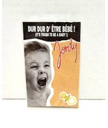 Dur Dur D&#39;Etre Bebe! by Jordy 1992 Cassette It&#39;s Tough to be a Baby! Single - $230.00 MXN