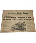 VTG Newspaper JASPER Arkansas 1980 Harrison Daily Times Greyhound bus wreck - £8.25 GBP