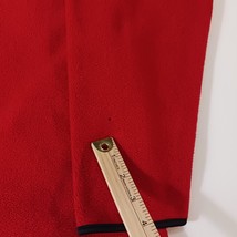 Preswick & Moore Men's Red 1/4 Zip Pullover Sweatshirt Measured Chest 48" image 3