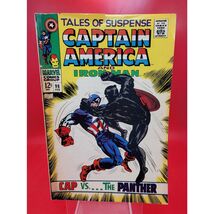 Tales of Suspense #98, Captain America vs Black Panther Marvel 1968 - $27.97