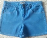MUDD ~ Distressed ~ Blue ~ Cotton Blend ~ Denim Shorts ~ Girls&#39; Size 16 - £12.14 GBP
