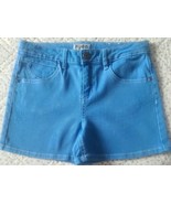 MUDD ~ Distressed ~ Blue ~ Cotton Blend ~ Denim Shorts ~ Girls&#39; Size 16 - £11.73 GBP