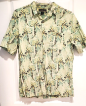 Casual Life Men&#39;s XLButton Down Shirt  Palm Trees Short Sleeve - $19.90