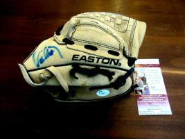 Eric Chavez Oakland A&#39;s Yankees Diamondbacks Signed Auto Easton Glove Mitt Jsa - $148.49