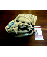 ERIC CHAVEZ OAKLAND A&#39;S YANKEES DIAMONDBACKS SIGNED AUTO EASTON GLOVE MI... - $148.49