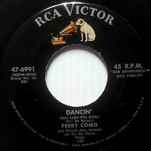 Perry Como - Dancin&#39; / Marching Along To The Blues [7&quot; 45 rpm Single] 1957 - $3.41