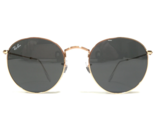 Ray-Ban Sunglasses RB3447 ROUND METAL 9202/B1 Rose Gold Frames with Blac... - $167.09