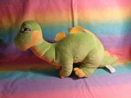 Kellytoy Green & Yellow Dinosaur Plush Soft Toy Animal Figure 15" Long - $10.73