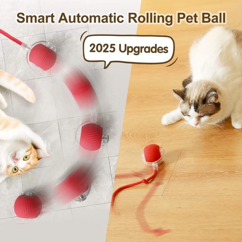 Interactive Rolling Cat Dog Ball Toy, 2025 New Automatic Interactive Cat Toys Se Item image 2