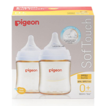 Pigeon SofTouch Bottle PPSU 160ml Twin Pack - $143.22