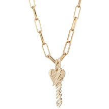 Eklexic Women's Mara Charm Necklace Gold - €109,11 EUR