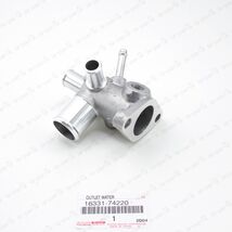GENUINE TOYOTA 2.2 L THERMOSTAT HOUSING ENGINE COOLANT OUTLET WATER 1633... - $60.46