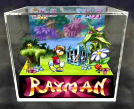 Rayman - 3D Cube Handmade Diorama - Video Games - Shadowbox - $69.19