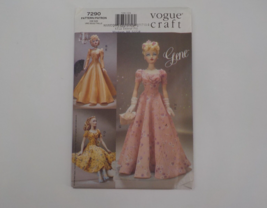 Vogue Craft Pattern #7290 Gene Circa 1941 Capelet 3 Dresses Slip Bag Uncut 1999 - $14.99