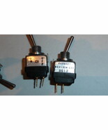 NEW 1CS MS21354-221 TOGGLE SWITCH SPST LATCHED, 5A, 28VDC THROUGH HOLE-S... - €30,61 EUR