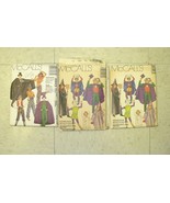 Lot of 3 Vintage Simplicity Crafts Fabric Cut Outs Kids Hero Costumes USED - $8.49